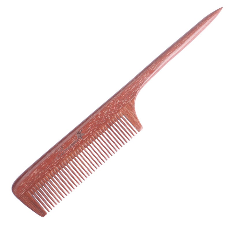 Breezelike Hair Combs - Fine Tooth Red Sandalwood Hair Comb - No Static Wooden Tail Comb for Women - Image 2